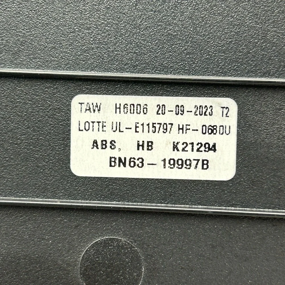 Back Cover for SAMSUNG TV, Clean‎ Back Terminal BN63-19997B - Replacement Part
